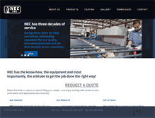Tablet Screenshot of nec-inc.com